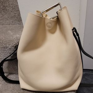 Authentic 3.1 Phillip Lim Powder supple grained leather Quill bucket bag